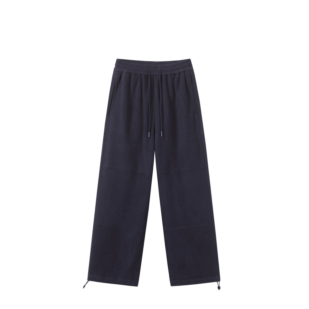 Damen Weite Fleece-Jogginghose mit Tunnelzugbund, Eingrifftaschen und verstellbarem Saum Shop Nory