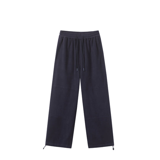 Damen Weite Fleece-Jogginghose mit Tunnelzugbund, Eingrifftaschen und verstellbarem Saum Shop Nory