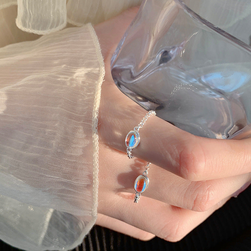 Damen Eleganter und filigraner Ring mit mystischem Opal Shop Nory