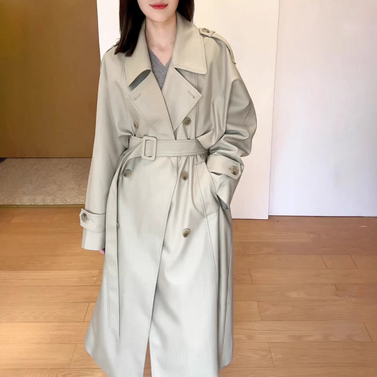 Damen Modischer Trenchcoat Shop Nory