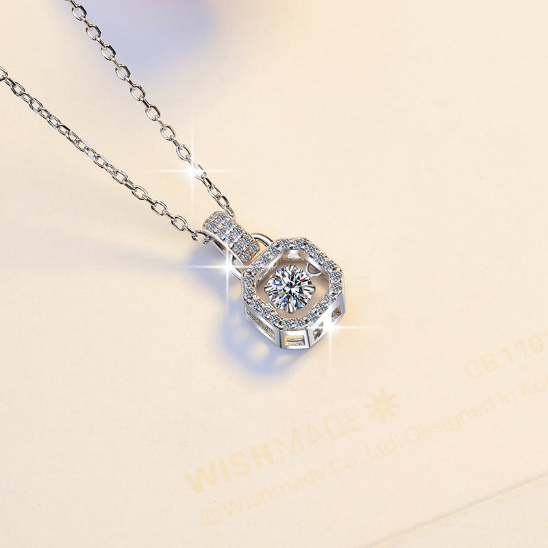Damen Anhänger mit diamantähnlichem Design Shop Nory
