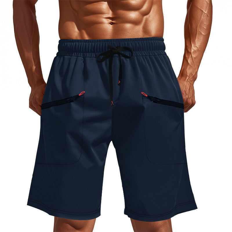 Herren Sportliche Shorts mit vielseitigen Taschen und elastischem Bund
