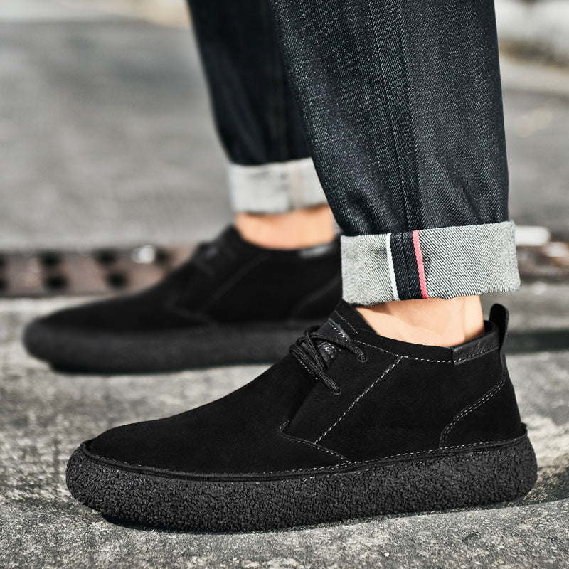 Herren Bequeme Chukka-Stiefel mit rutschfester Sohle und atmungsaktivem Design Shopnory