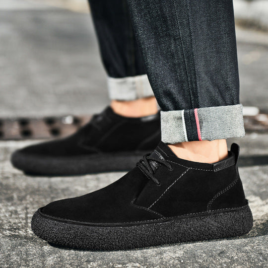 Herren Bequeme Chukka-Stiefel mit rutschfester Sohle und atmungsaktivem Design Shopnory