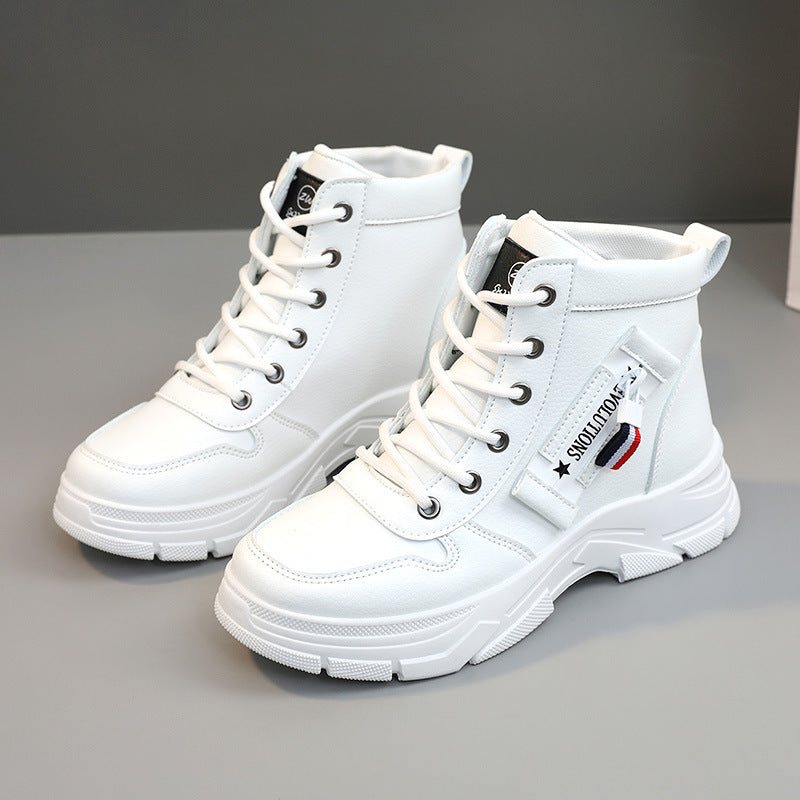 Damen High-Top Sneakers mit dämpfender Sohle und trendigem Design