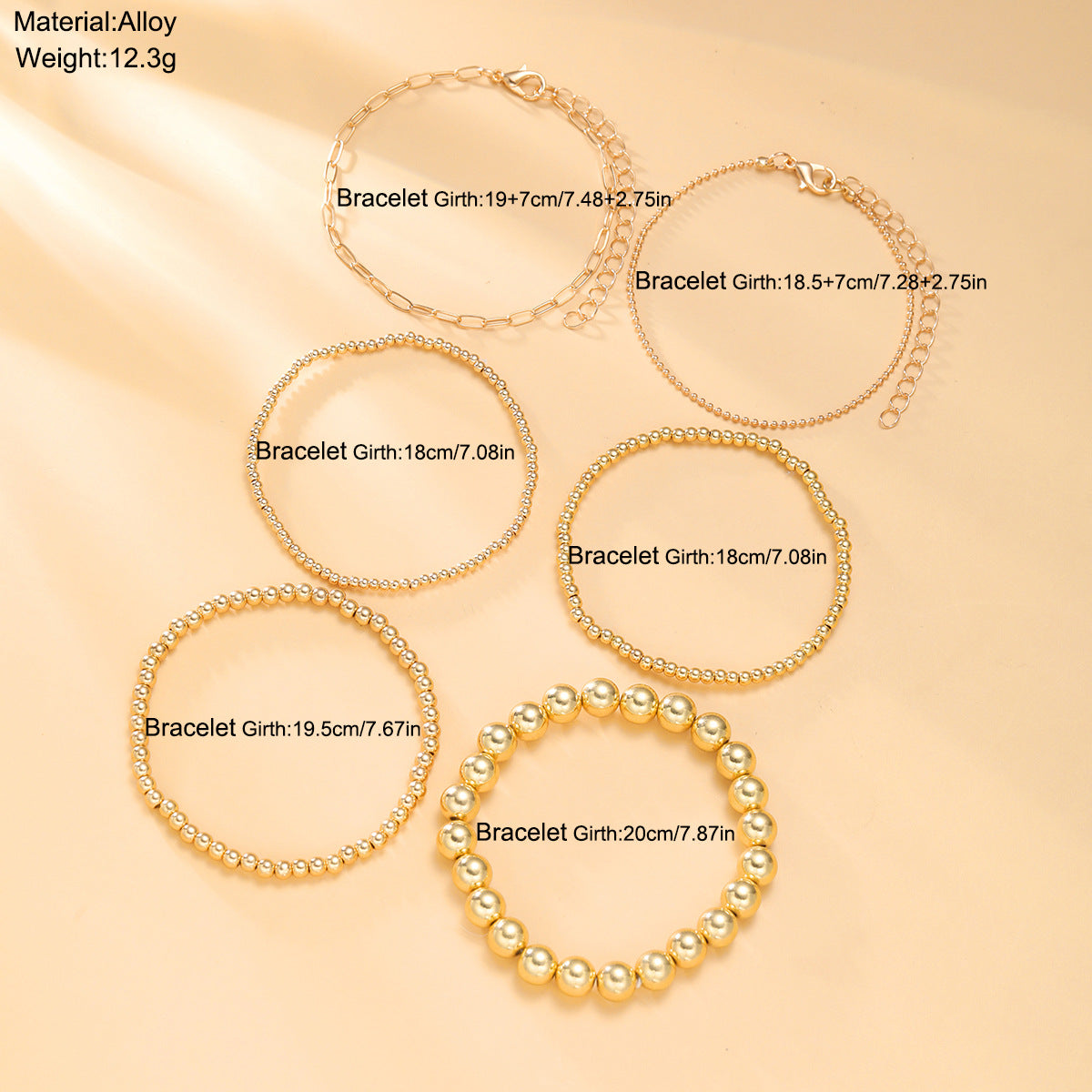 Damen Armband-Set mit stilvollen und eleganten Designelementen Shop Nory