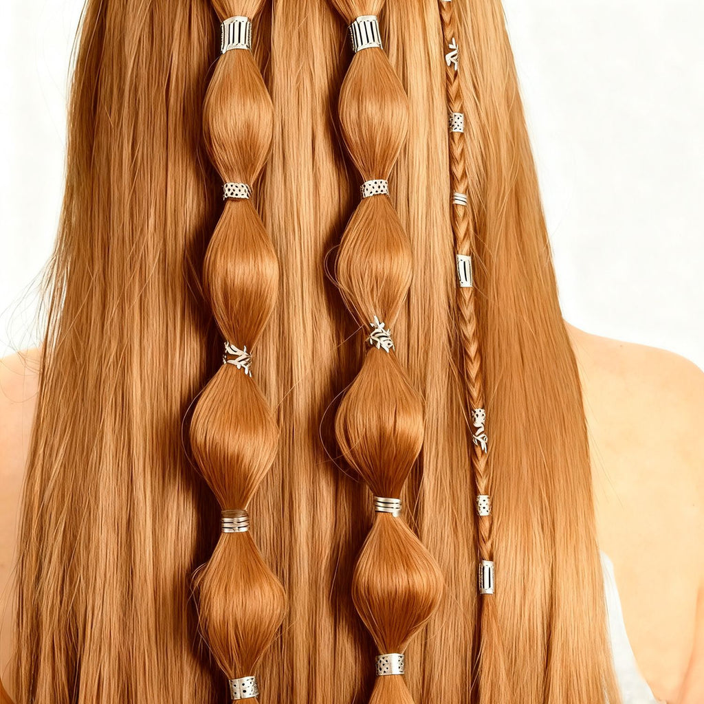 Damen Haarschmuckset mit elegantem Zopf-Design und dekorativen Haltern Shop Nory