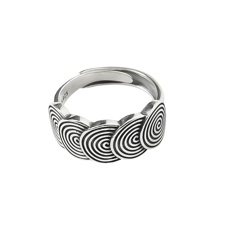 Damenring mit modernem Spiraldesign Shop Nory