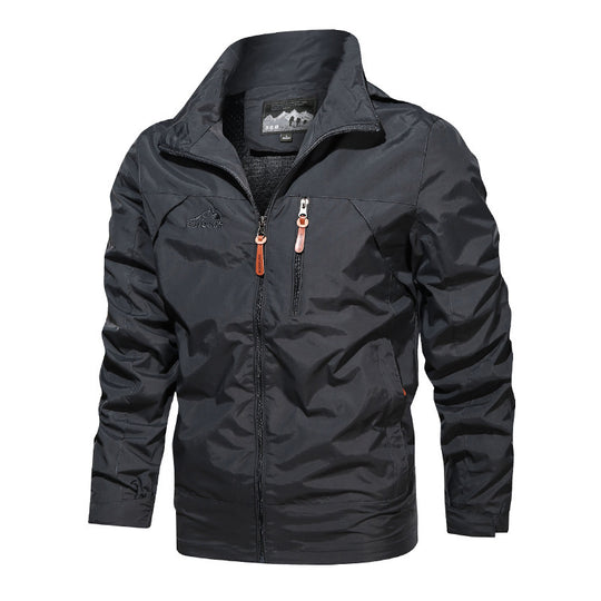 Herren Leichte Freizeitjacke mit hohem Kragen Shop Nory