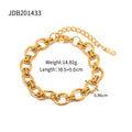 Damen Armband mit luxuriösem Kettendesign aus hypoallergenem Edelstahl Shop Nory