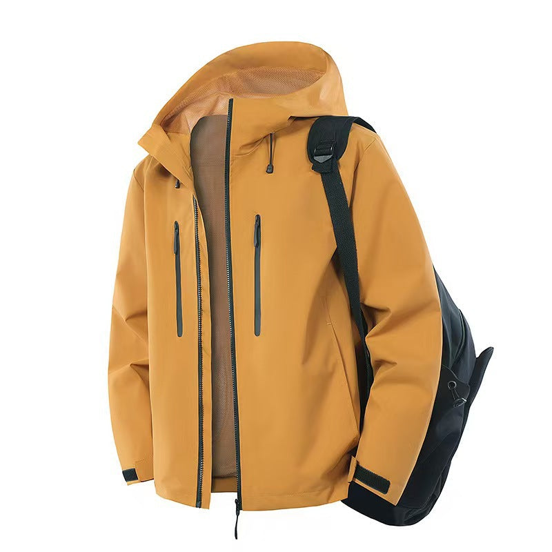 Damen Funktionsjacke mit wasserabweisendem Material und praktischen Reißverschlusstaschen