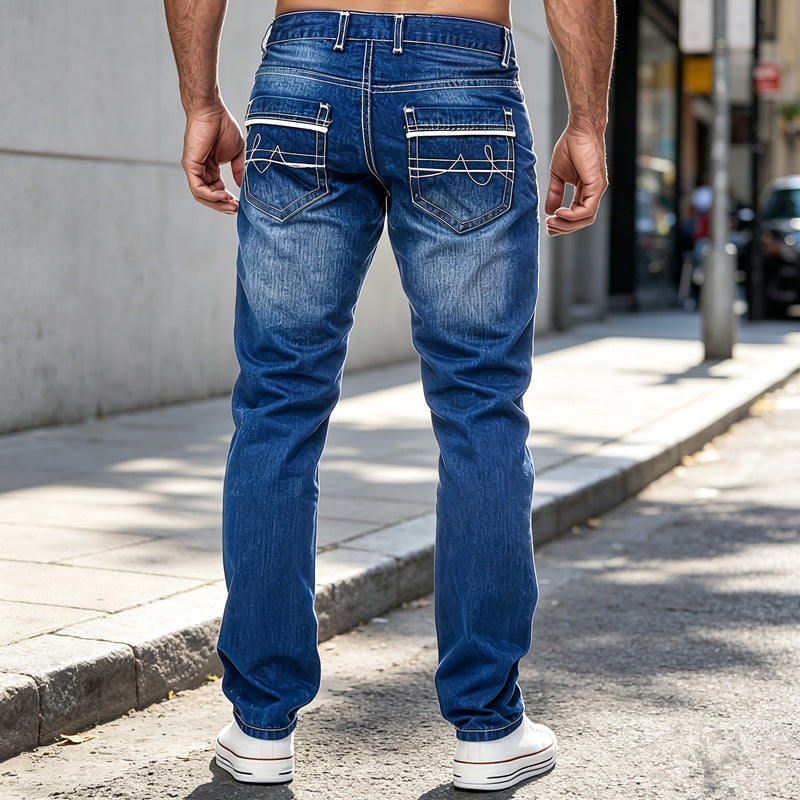 Herren Hochwertige Skinny Jeans mit einzigartiger Waschung Shop Nory