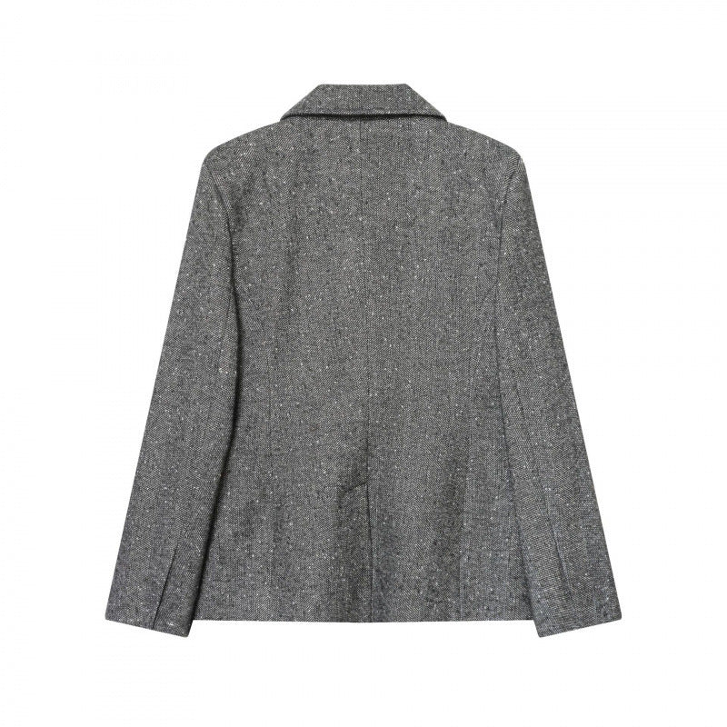 Damen Taillierter Wollmix-Blazer mit Reverskragen und Pattentaschen Shop Nory