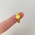 Damen minimalistischer Ring mit integriertem Zifferblatt Shop Nory