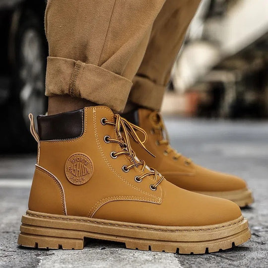Damen Schnür-Biker-Boots mit robuster Plateau-Sohle Shop Nory