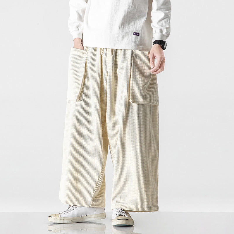 Herren Weite Cord-Culotte mit großen aufgesetzten Klappentaschen Shop Nory