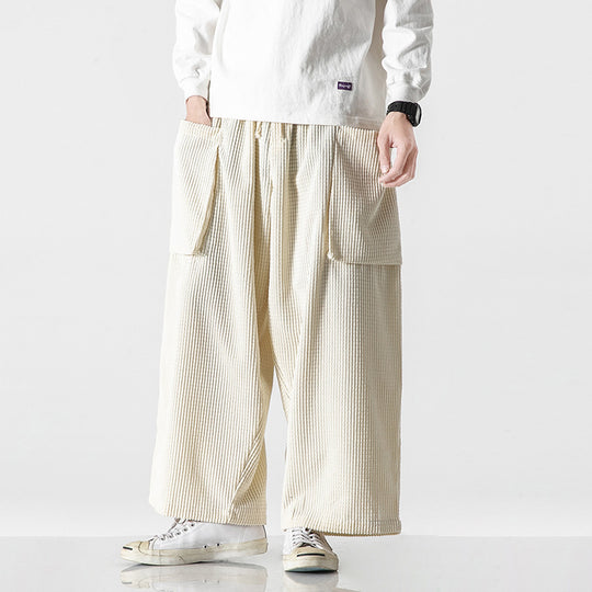Herren Weite Cord-Culotte mit großen aufgesetzten Klappentaschen Shop Nory
