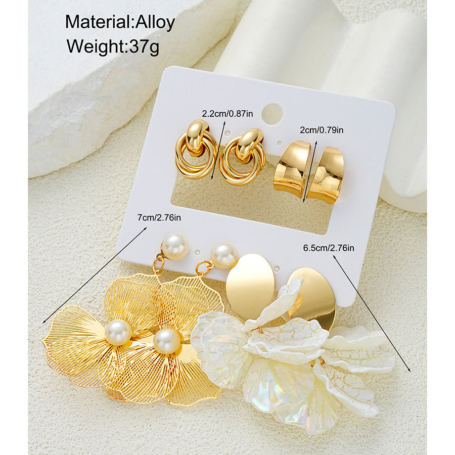 Damen Ohrringe Set mit floralen und eleganten Designs Shop Nory