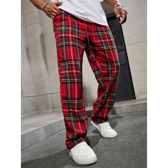 Herren Karierte Freizeithose Shop Nory