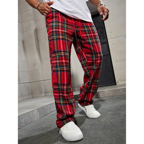 Herren Karierte Freizeithose Shop Nory