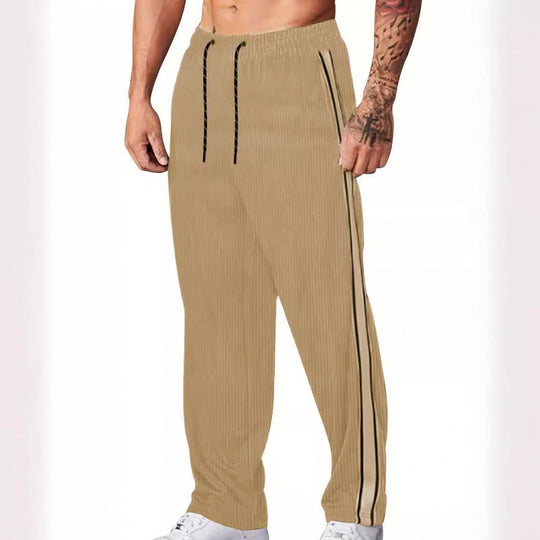 Herren Sportliche Freizeithose mit seitlichen Streifen