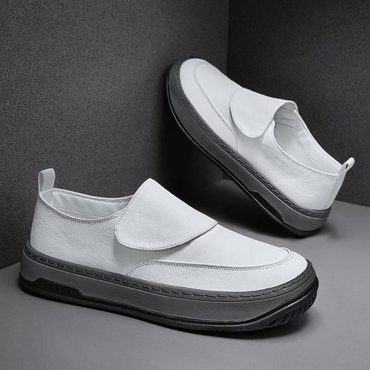 Herren Slip-On Sneaker mit Klettverschluss und dicker Plateausohle Shopy Nory