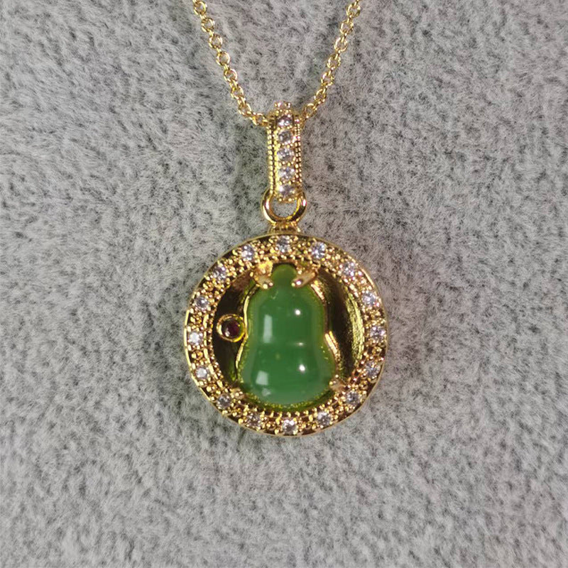 Damen Halskette mit eleganter Frosch-Anhänger Shop Nory