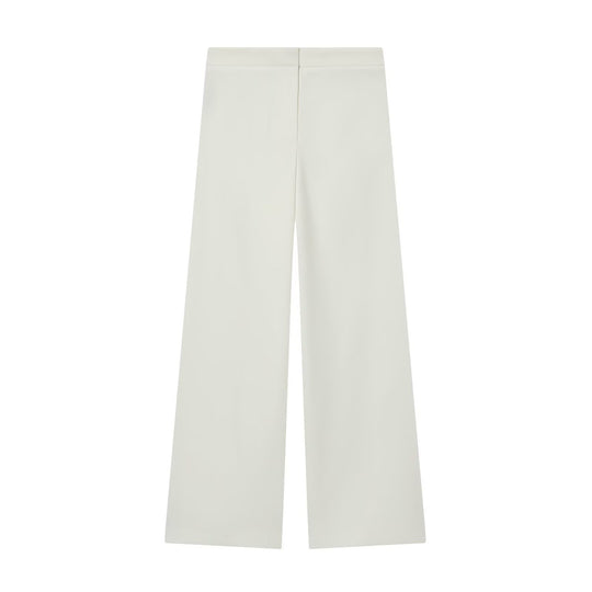 Damen Hochtaillierte Palazzo-Hose mit weitem Bein und glattem Bund Shop Nory