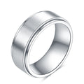 Herren Ring mit elegantem, gebürstetem Finish und polierter Kante Shop Nory