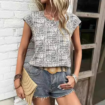 Damen Casual Shirt mit modernem Grafikdruck Shopnory