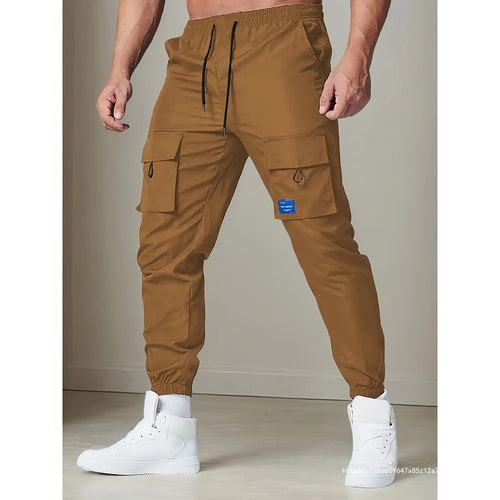Herren Tapered Cargojogger mit elastischem Bund, Tunnelzug & Mehrfachtaschen Shop Nory