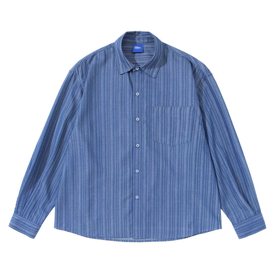 Unisex Gestreiftes Oversize‑Hemd im Boxy‑Schnitt Shop Nory