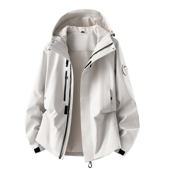 Herren wasserdichte Outdoorjacke mit abnehmbarer Fleece-Innenjacke Shop Nory