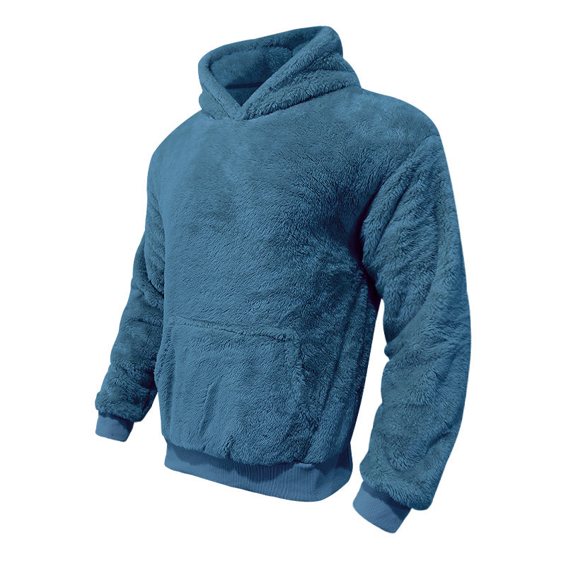 Herren kuscheliger Fleece-Hoodie