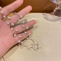 Damen Perlen-Halskette mit istovielgestaltetem Drahtdesign Shop Nory