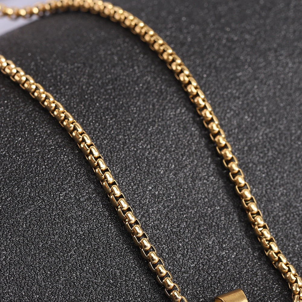 Herren Kette mit kunstvollem Kreuzanhänger Shop Nory