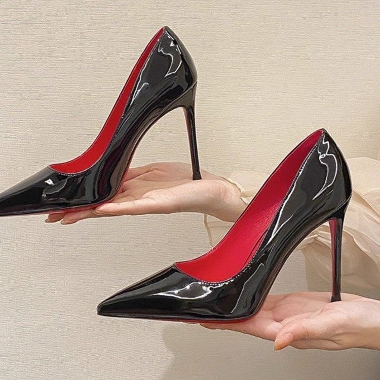 Damen Spitz-Pumps mit hohem Stiletto-Absatz und Riemchen Shop Nory