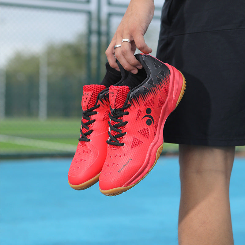 Damen Hochleistungs-Tennis-Schuhe mit dämpfendem Fußbett und atmungsaktiver Obermaterialstruktur