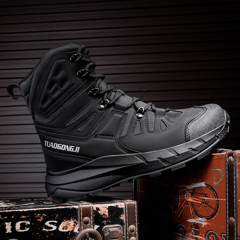Damen Hochleistungs-Wanderstiefel mit wasserdichtem Obermaterial und rutschfester Sohle Shopnory