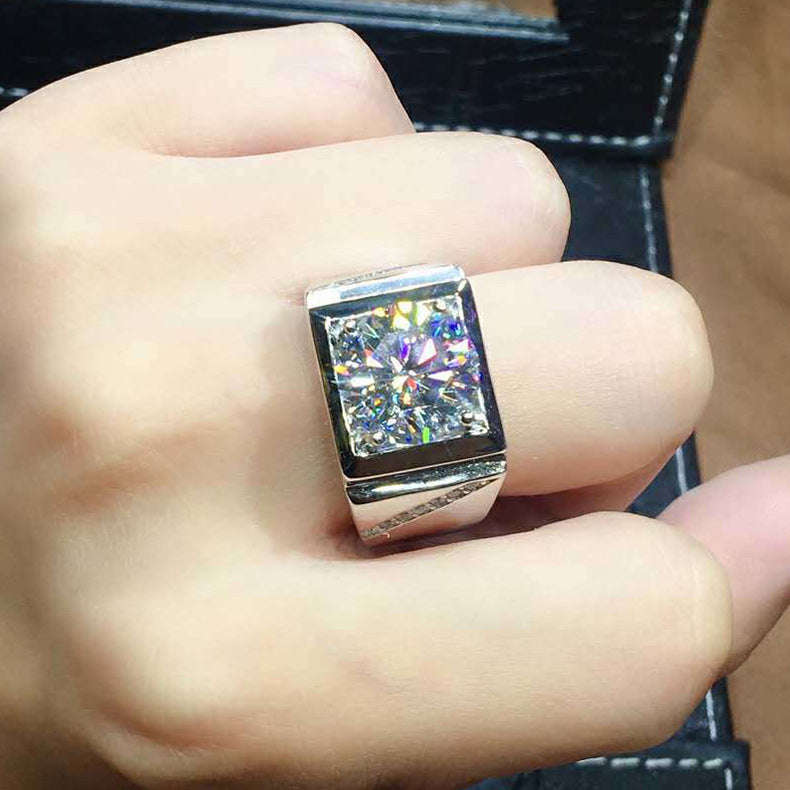 Damen Funkelnder Solitär-Ring mit exquisite Fassung Shop Nory