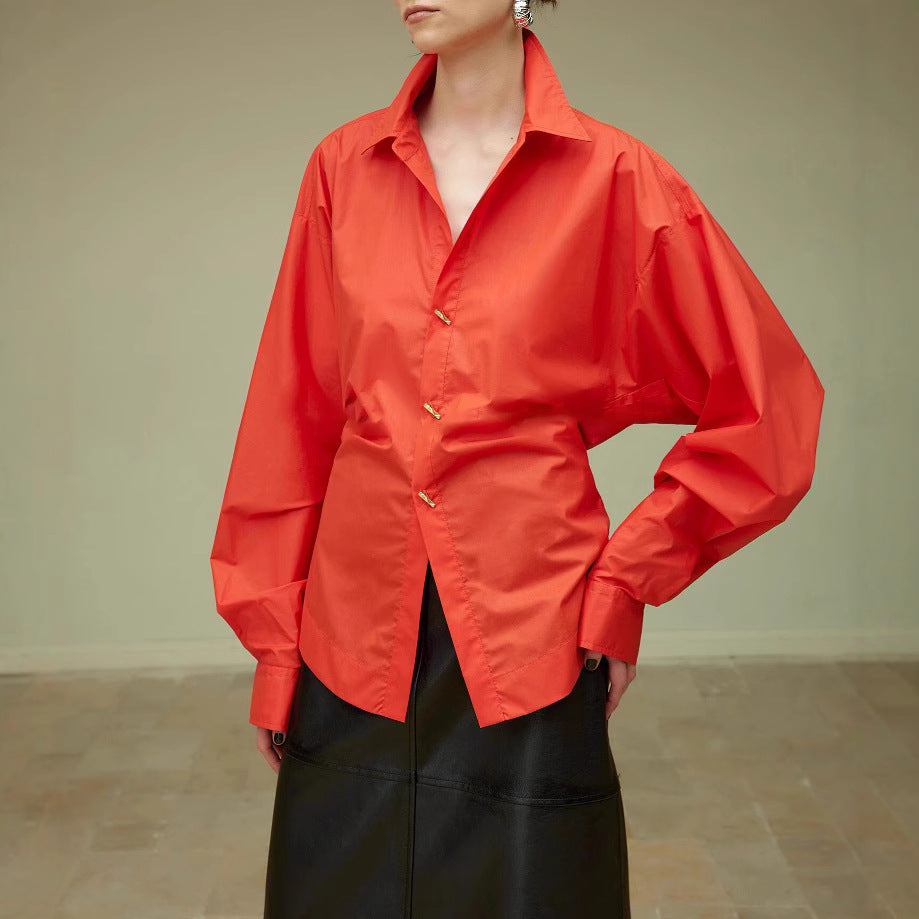 Damen Oversized Bluse mit ausgefallenem Schnitt Shop Nory