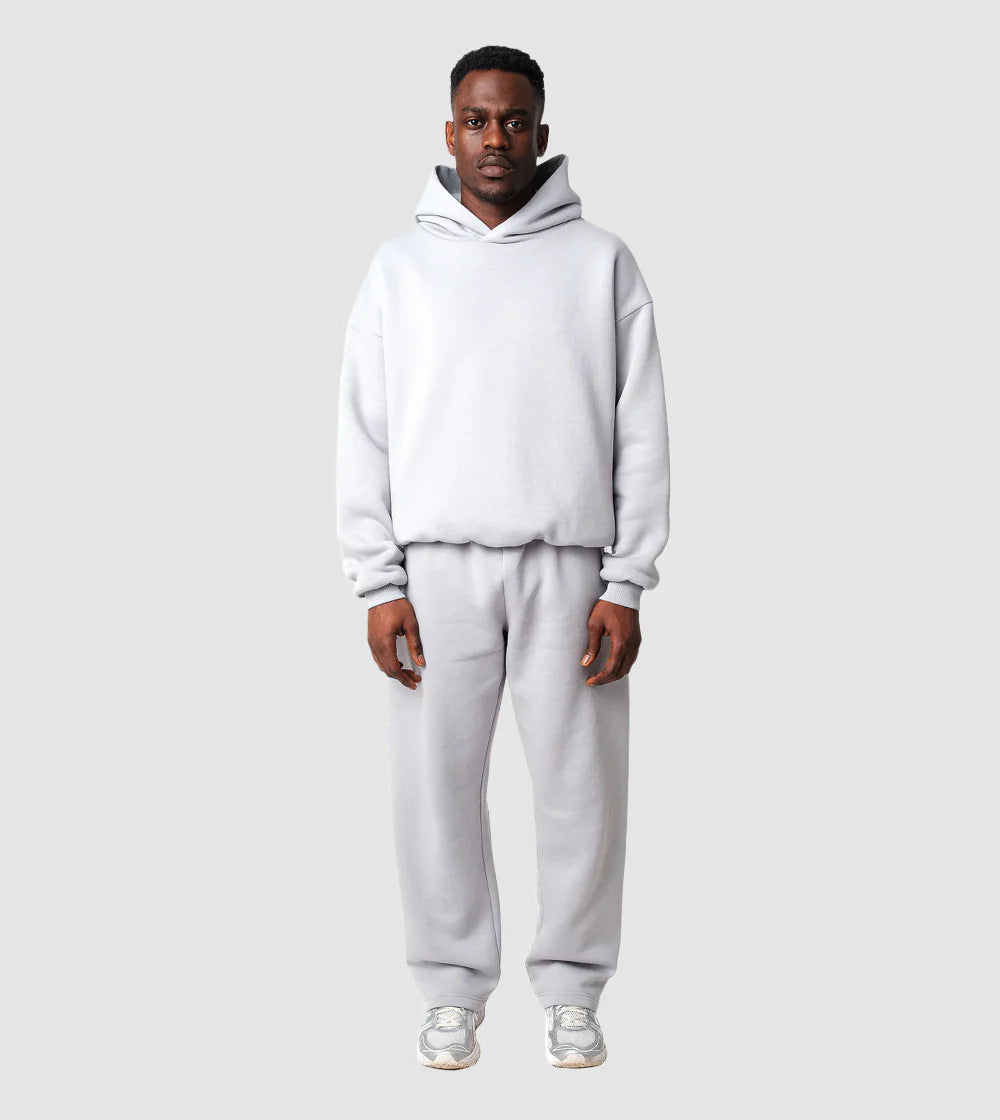 Unisex nan gemütliches Loungewear-Set mit hohem Rollkragen, relaxed-fit Sweatshirt und gerader Sweatpants Shop Nory