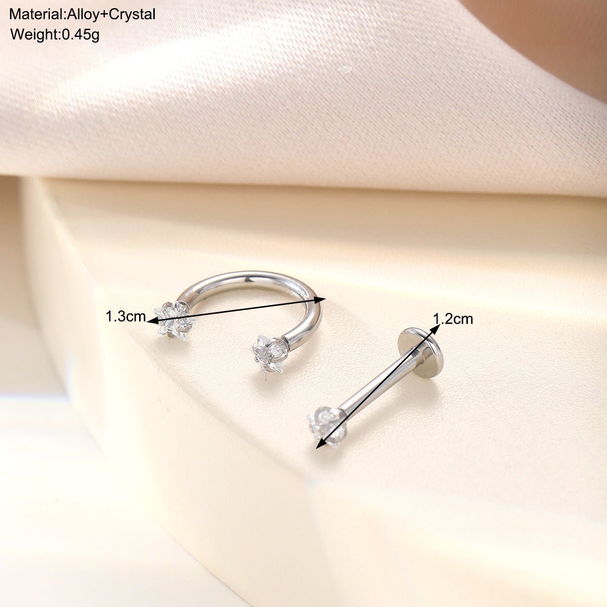 Damen Nasenpiercing mit funkelndem Zirkonia Shop Nory