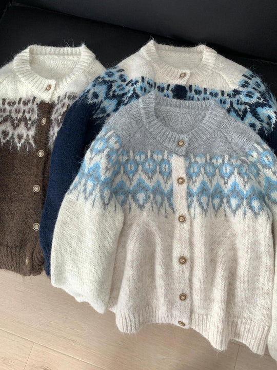 Damen Kuschelige Strickjacke Shop Nory