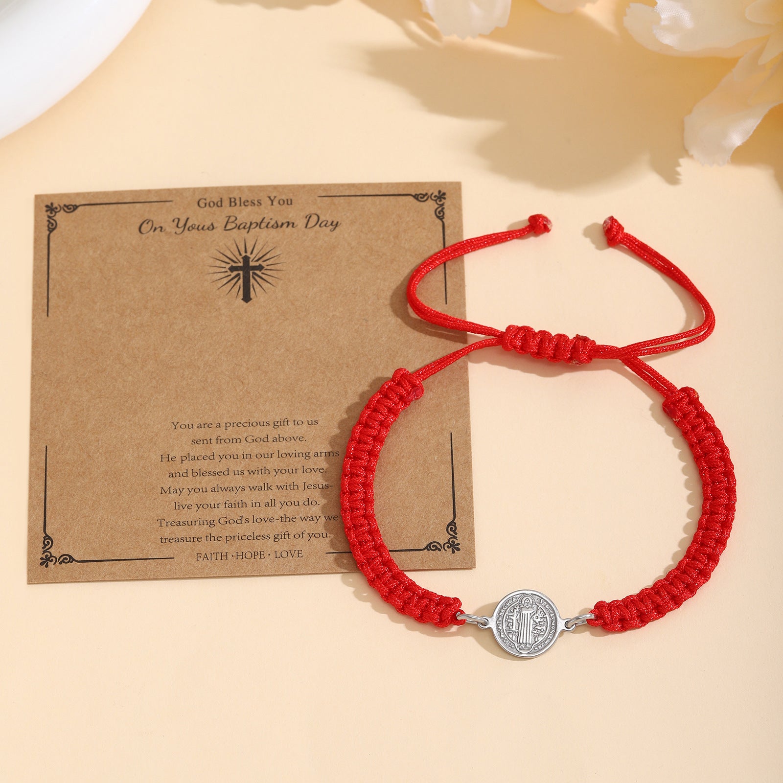 Damen Schutzamulett Armband mit verstellbarem Knoten Shop Nory