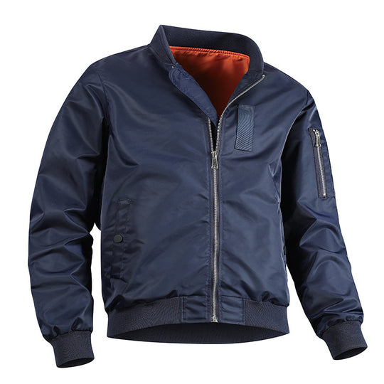 Herren Leichte Flieger-Bomberjacke mit wasserabweisender Shell und Kontrastfutter Shop Nory