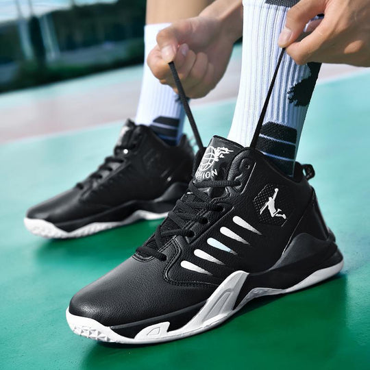 Herren Performance-Basketballschuhe mit gepolsterter Knöchelmanschette und griffiger Courtsohle Shopy Nory