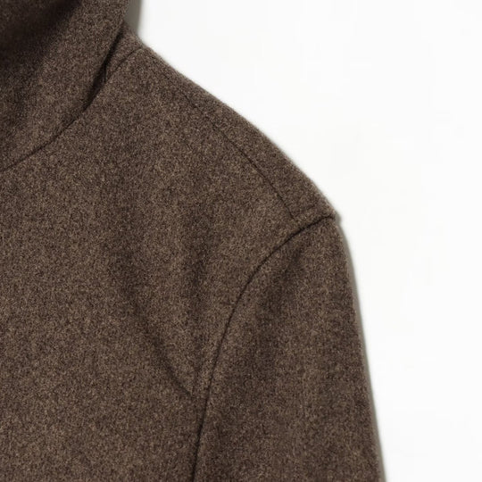 Damen Cropped Boxy-Jacke mit hohem Stehkragen, Knopfleiste und aufgesetzten Pattentaschen Shop Nory