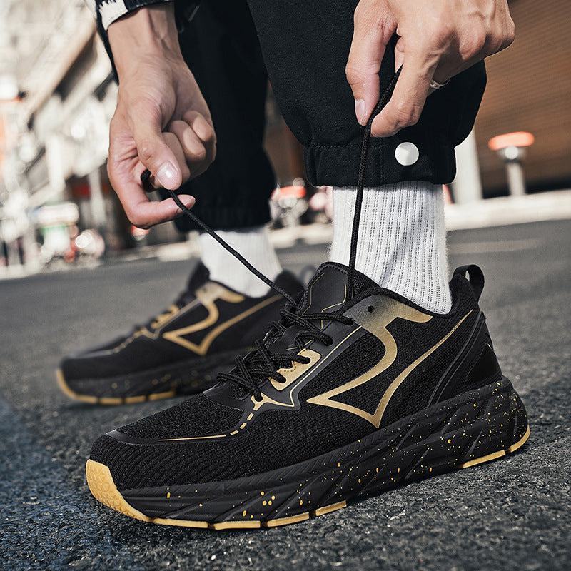Herren Hochleistungs-Laufschuhe mit atmungsaktivem Mesh-Obermaterial und Stoßdämpfungstechnologie