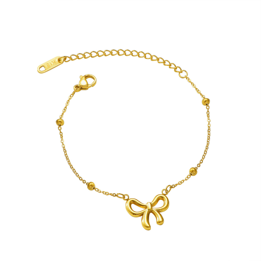Damen Fußkette mit charmantem Schmetterlingsanhänger Shop Nory